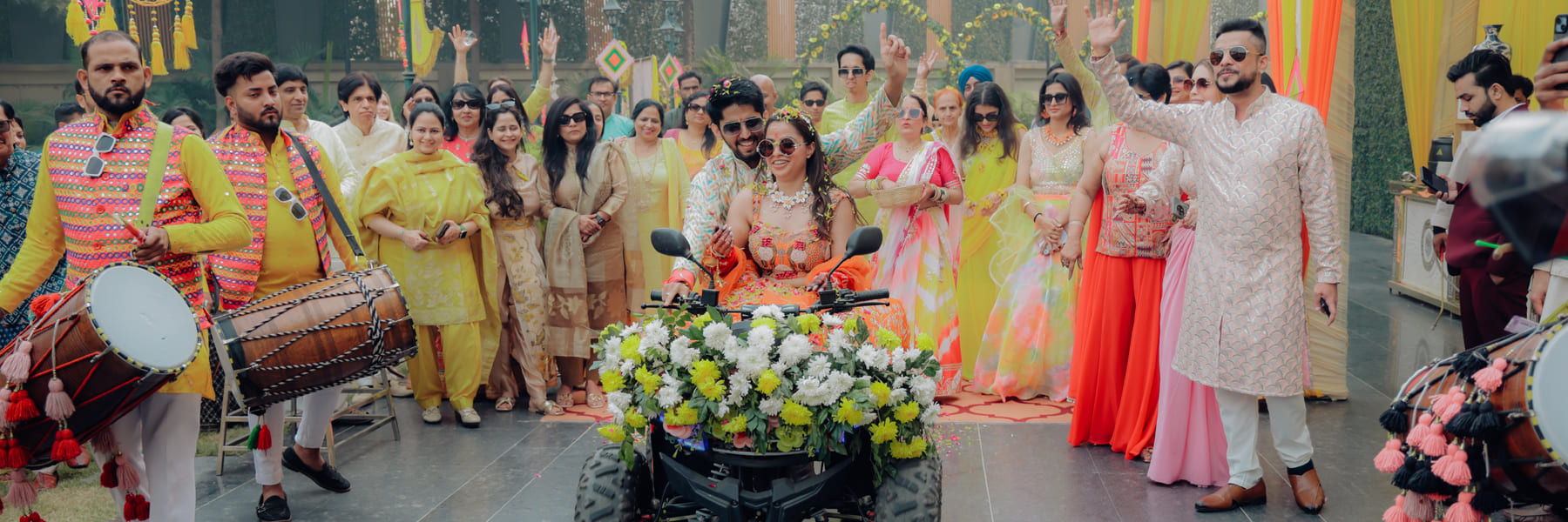 Full-bleed transitional image